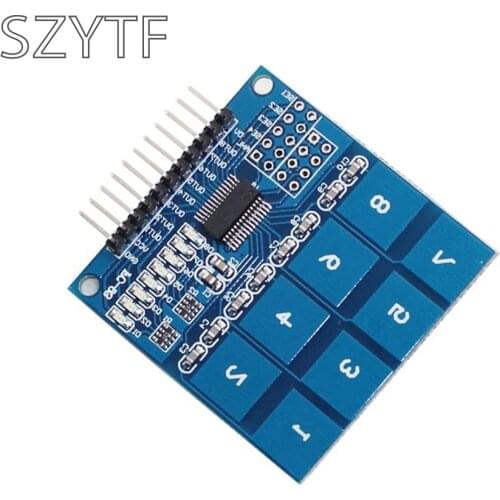 TTP226 8 Channel Digital Capacitive Switch Touch Sensor Module for Arduino