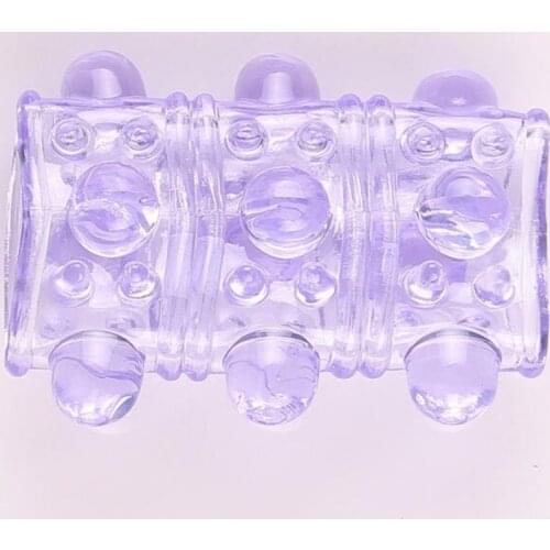 Penis Enlargement Condoms For Adult Sex Toys Reusable Condoms For Men Penis Sleeve With Spike Contraception Intimate Goods