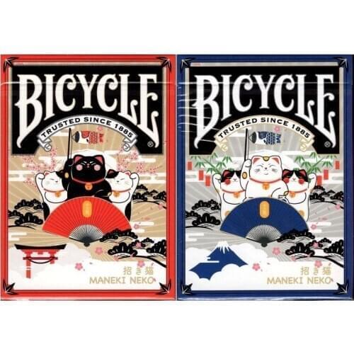 Bicycle Maneki Neko Playing Cards Lucky Cat Deck USPCC Collectable Poker Magic Card Games Magic Tricks Props for Magician