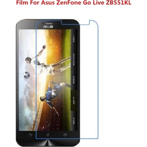 1/2/5/10 Pcs Ultra Thin Clear HD LCD Screen Protector Film With Cleaning Cloth Film For Asus ZenFone Go Live ZB551KL