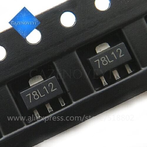 1pcs/lot L78L12 CJ78L12 78L12 12V SOT-89 In Stock