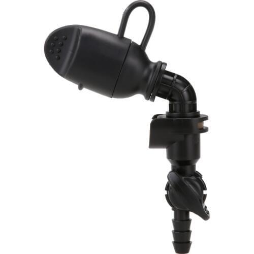1Pcs Water Bags 110 Degree Quick Release Silicone Hydration Bite Valve Nozzle Mouthpiece Cover Water Bladder Mouth Suction Black