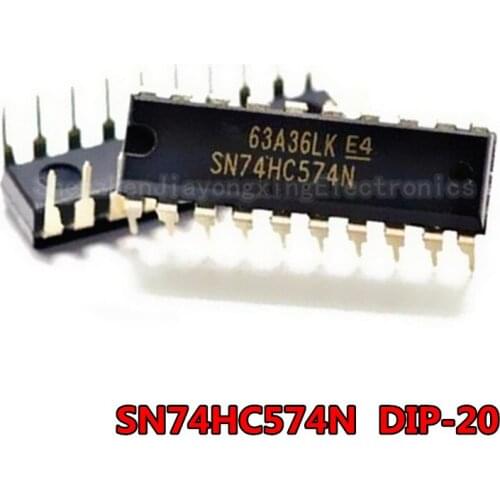 10PCS SN74HC574N DIP20 SN74HC574 DIP 74HC574N DIP-20 74HC574 new and original IC