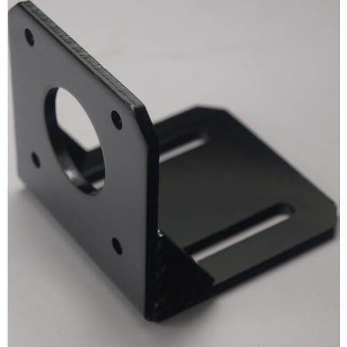 42 stepper Motor fixed bracket holder strengthen steel black color motor cabinet/base / frame 3mm thick
