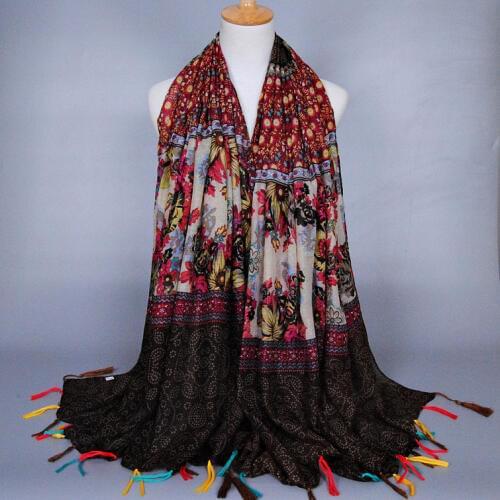 5pcs/lot colourful ladies wrap classic peony high quality scarves/scarf 1color fashion cotton shawls muslim hijab Solid