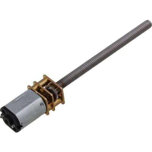 5PCS/LOT M4 * 55 thread N20 motor Gold and Silver DC 6V 1000 RPM M455-N20 Micro Metal Speed Reduction Gear Moto(6.5)