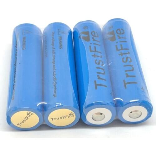 5pcs/lot TrustFire TR18650 3.7V 2500mAh Rechargeable Battery Lithium Batteries with PCB Protection Power Source For LED Flashlig