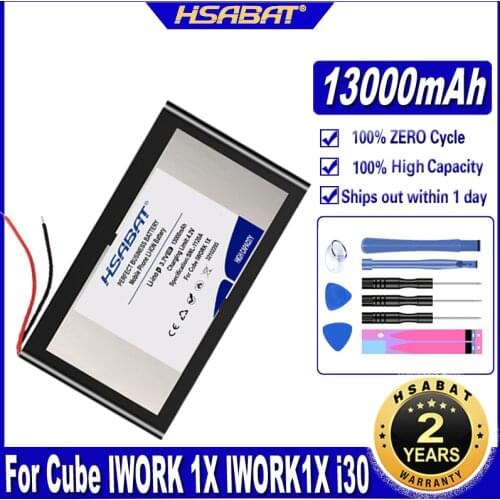 HSABAT IWORK 1X IWORK1X i30 13000mAh Tablet Battery for Cube IWORK 1X IWORK1X i30 Batteries