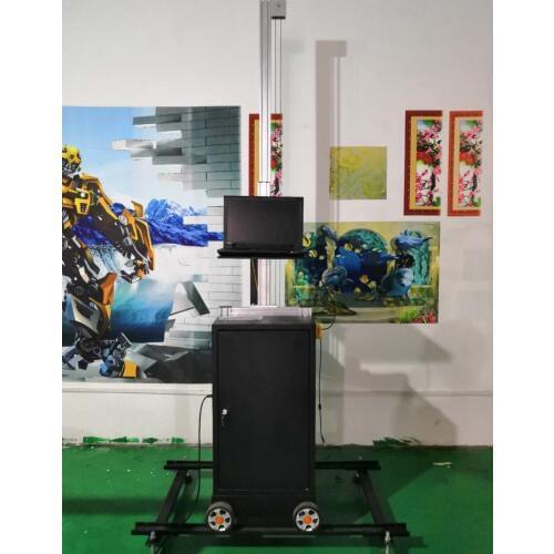 Automatic colorful Indoor Outdoor Vertical Inkjet 3D Wall Printer