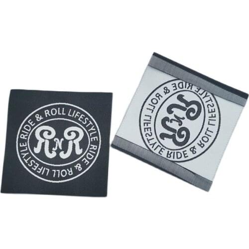 Free Shipping Customized Cotton Casual Women Or Men Clothing Labels With Brand Logo Woven Label For Kids Clothes
