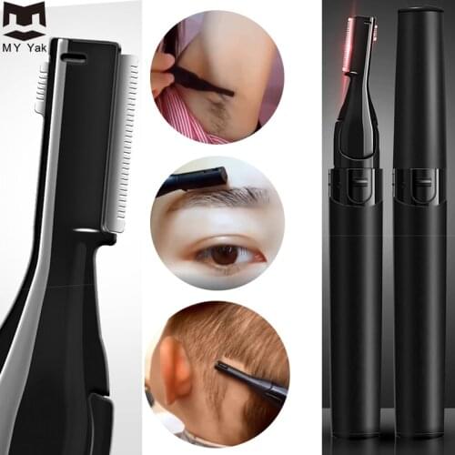 Facial Bikini Sensetive Hair Removal Razor Baby Mans Electric Eyebrow Trimmer Women Armpit Groin Intimate Areas Haircut Painless