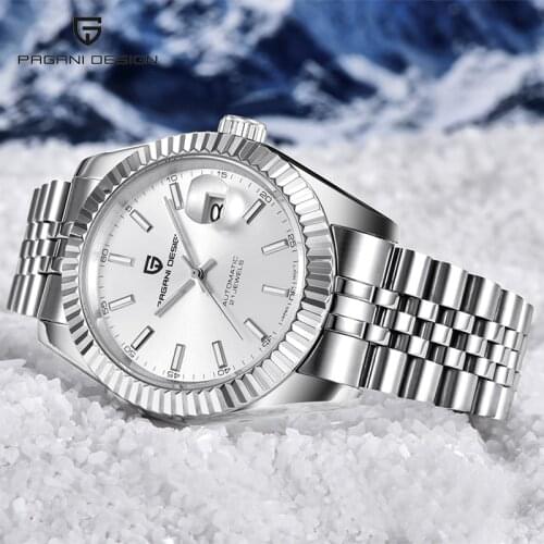 2021 Pagani Design Fashion Simple Style Men Mechanical Watch Waterproof Stainless Steel Night Light Automatic Watch Reloj Hombre