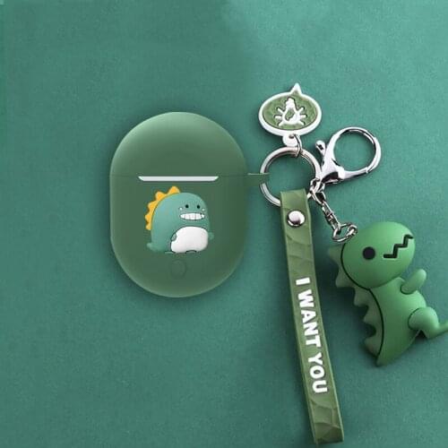 Cartoon Dinosaur Cases For xiaomi redmi AirDots 3 PRO Wireless Bluetooth Earphones Silicone Protective Cover airdots3pro case