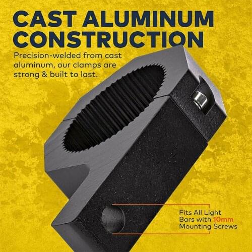 Horizontal Mounting Bracket Bar Clamp Bar Tube Clamp for ATV UTV