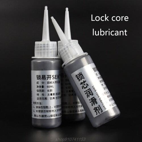 60ml Graphite Powder Lubricant for Locksmith Cylinder Padlock Car Gate Safety Security Door Lock A02 21 Dropshipping