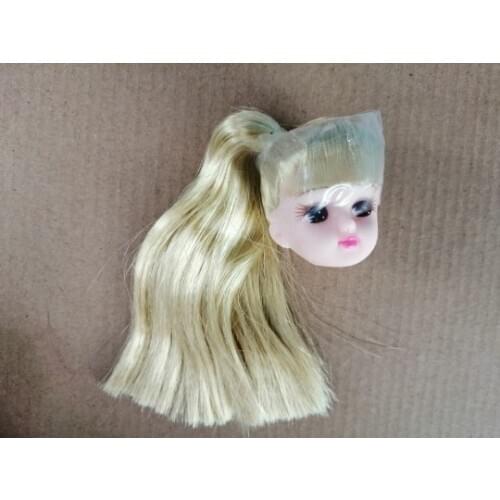 Rare Limited Edition Licca Doll Toy Head Original Cartoon Doll Head Girl DIY Dressing Hair Toys Collection Cute Doll Head