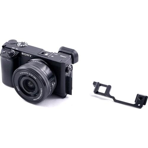 LanParte A6400 top cold shoe offset mount for Sony camera to clear view of monitor