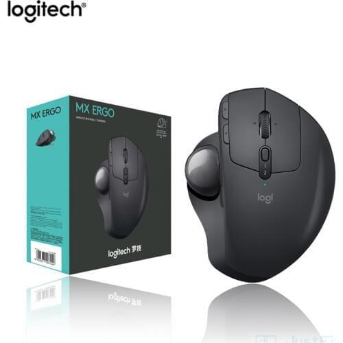 Logitech MX Ergo Wireless Trackball Mouse 2.4G wireless Bluetooth CUSTOMIZED COMFORT RECHARGEABLE BATTER