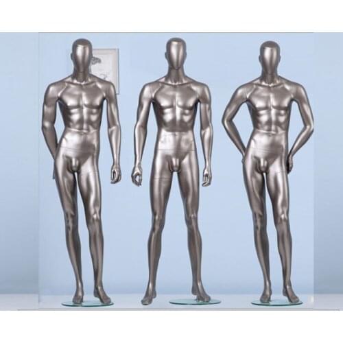 Best Quality Men Muscle Mannequin Fiberglass Male Model Customized