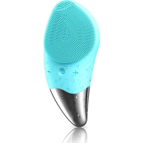Multifunctional 3 in 1 Electric Face Scrub Brush Cleanser Facial Cleansing Brush