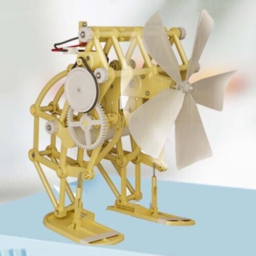 2021 New 3D Wind Power Bionic Mechanical Beast Assembled Model Educational Toy Kid Puzzle