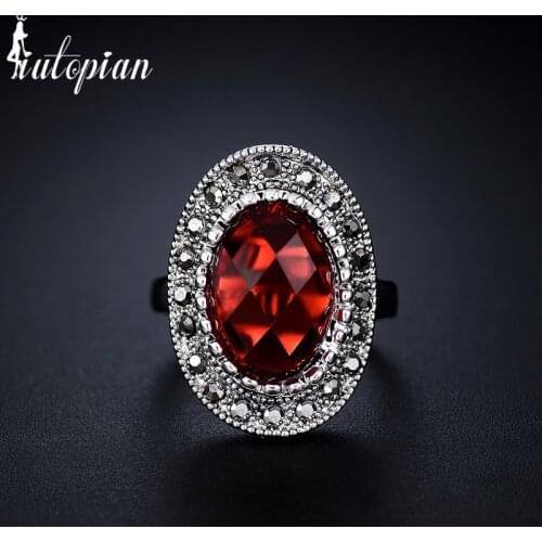 Iutopian Brand New Arrival Vintage Retro Rings Anels For Women With High Quality Jewelry Anti Allergy #AA4533