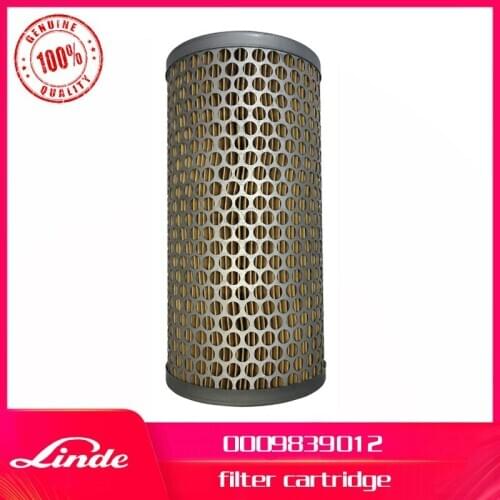 Linde forklift genuine part 0009839012 filter cartridge used on 350 diesel truck H12 H16 H18 H20 new service spares part