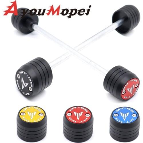 Front Rear Wheel Fork Slider Protector For YAMAHA MT-09 MT09 MT 09 FZ-09 FZ09 2014-2021 Motorcycle Accessories Crash Axle