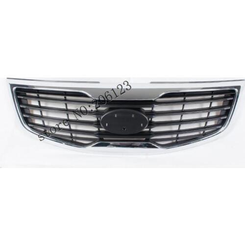 With LOGO Car avant Grill Grille cas avec une bande pour For Kia Sportage 2011--2014 Very good quality