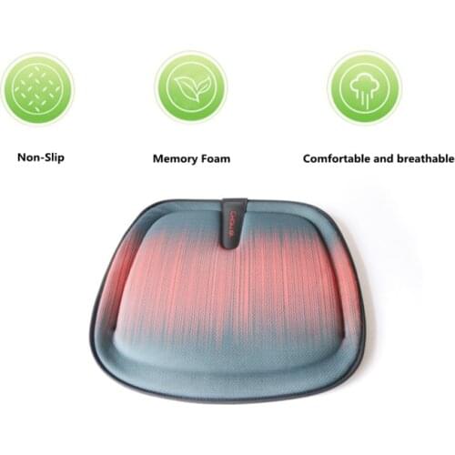 Car Memory Foam Heightening Seat Cushion Tailbone Coccyx and Lower Back Pain Relief Cushion for Office Chair Wheelchair