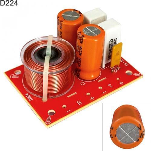 80W Speaker 2 Way Audio Frequency Divider Loudspeaker 2 Unit Crossover Filters for Speakers