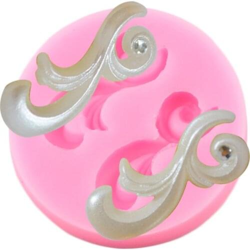 Baroque Relief Silicone Mold DIY Lace Cake Border Fondant Molds Cake Decorating Tools Candy Chocolate Gumpaste Clay Resin Moulds