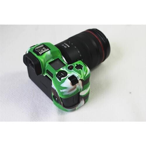 Silicone Armor Skin Case Body Cover Protector for Canon EOS EOS R M100 M3 M6 M10 Digital Camera Sling Bag Shoulder