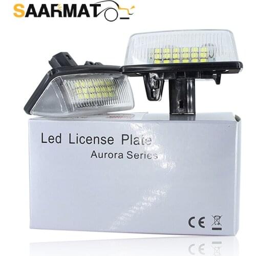 LED License Plate Lights for Toyota Corolla E11 ZZE12 NDE12 ZDE12 1997-2001 Number Plate lamps bulb Automotive Accessories