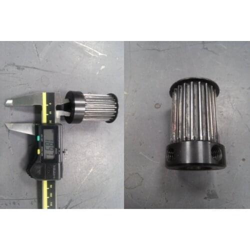 Tajima embroidery machine spare parts Engine shaft for main shaft drive Timing pulley W35-20