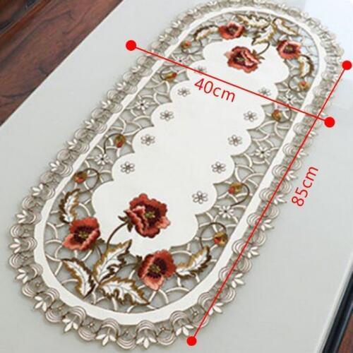 Vintage Embroidered Cloth Rectangular Wedding Table Cloth Event Party Banquet Home Decoration Table Cover