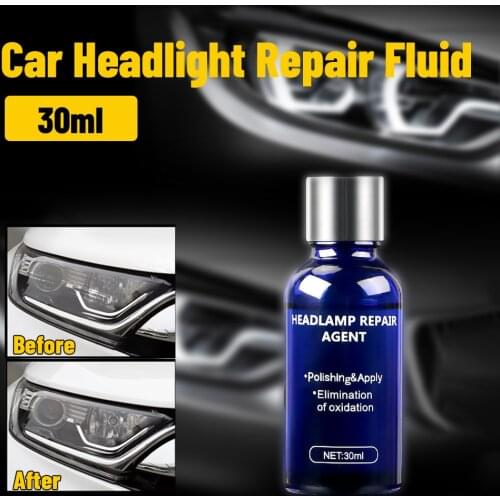 10/30ML Car Headlights Liquid Repair Agent Ceramic Coat Super Hydrophobic Glass Polishing Coating Liquid Repair Auto Accessories