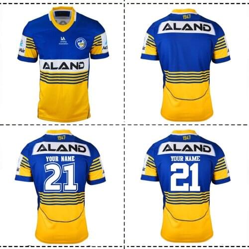 2021 PARRAMATTA EELS HOME RUGBY JERSEY 2022 Parramatta Eels Rugby TRAINING SHORTS JERSEY size S--5XL