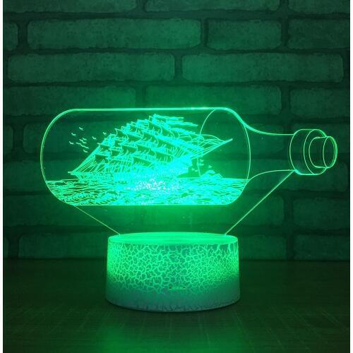 3d Colorful Table Lamps For Living Room Bedroom Atmosphere Bedside 3d Desk Lamp Christmas decorations Led Small Night Lights