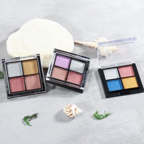 4 Colors Nail Art Solid Powder Mirror Titanium Powder Non-flying Powder Long Lasting Easy To Color Pearlescent Nail Powder TSLM1