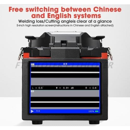 A-80S Orange Automatic Fusion Splicer Machine Fiber Optic Fusion Splicer Fiber Optic Splicing Machine
