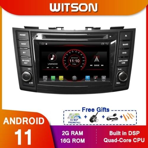 WITSON Android 10.0 Car GPS For SUZUKI SWIFT 2011 2012 2013 2014 2015 car Radio Multimedia Video Player Navigation GPS No 2 din