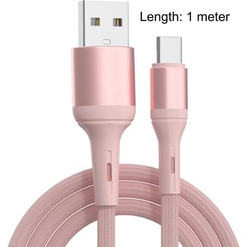 Data Cable Safe Fast Charging 3A Type-C Charger Cord Wire for Mobile Phone Accessories Chargers