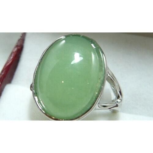 Brinco brincos Hot sale Stunning light green gem bead ring(#6,7,8,9) # for women jewelry