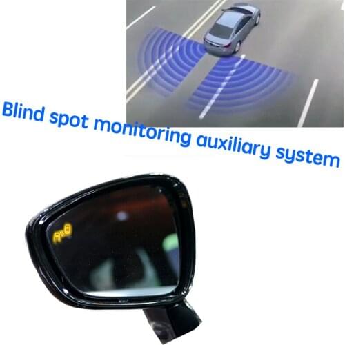 Car BSD BSM BSA Blind Area Spot Warning Drive Mirror Rear Radar Detection System For DS 4 2010~2018