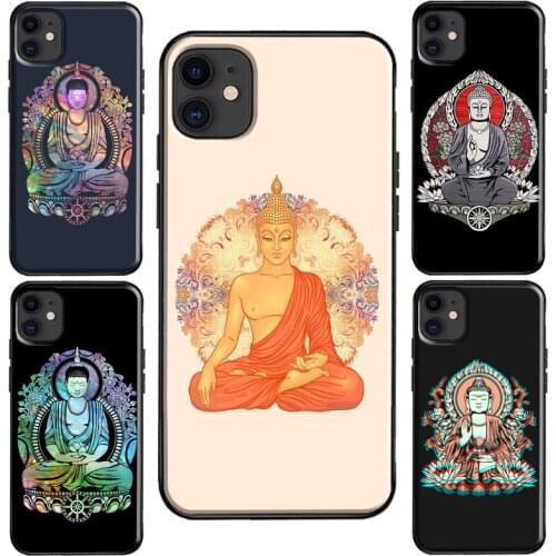 Trippy Gautama Buddha Case For iPhone 11 Pro Max XS X XR 6S 7 8 Plus SE 2020 For iPhone 12 Pro Max mini Coque