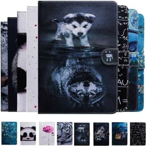 Lion Panda Tiger PU Leather Flip Case For Apple iPad Mini 5 4 3 2 1 tablet Cases Stand Cover For ipad Mini5 mini4 mini3 mini2 #S