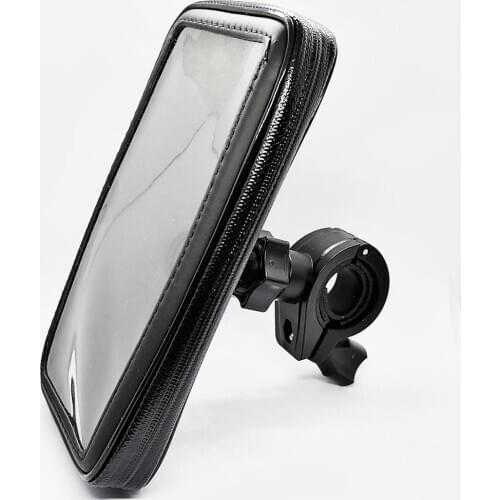 Motorcycle Motorbike Handlebar Mount Phone Holder with Water Resistance Case Mount Holder for Cell Phones