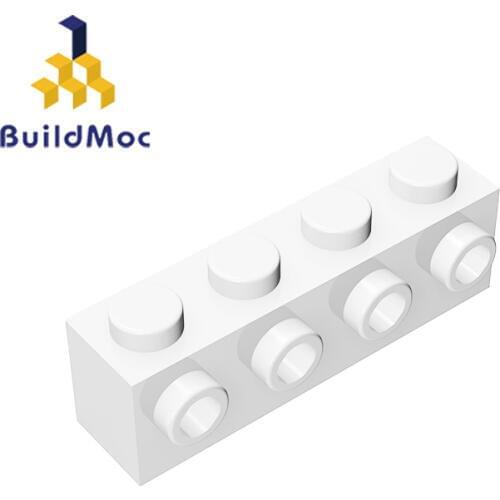 BuildMOC Compatible Assembles Particles 30414 1x4 For Building Blocks Parts DIY LOGO Educational Cre