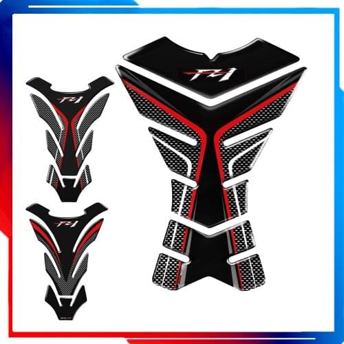 For Yamaha R1 R1M YZF-R1 Tankpad 3D Motorcycle Tank Pad Protector Decal Stickers